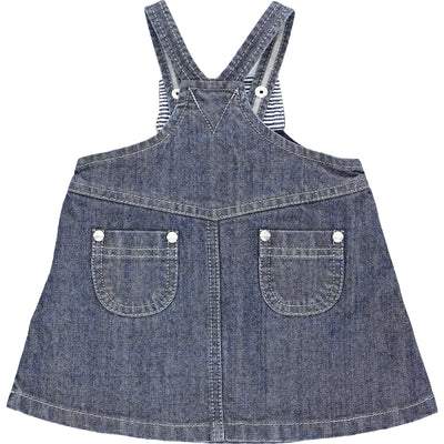 Robe salopette de seconde main en jean pour bébé fille de 3 mois - Vue 2