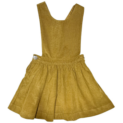 Robe salopette de seconde main en velours côtelé pour enfant fille de 4 ans - Vue 1