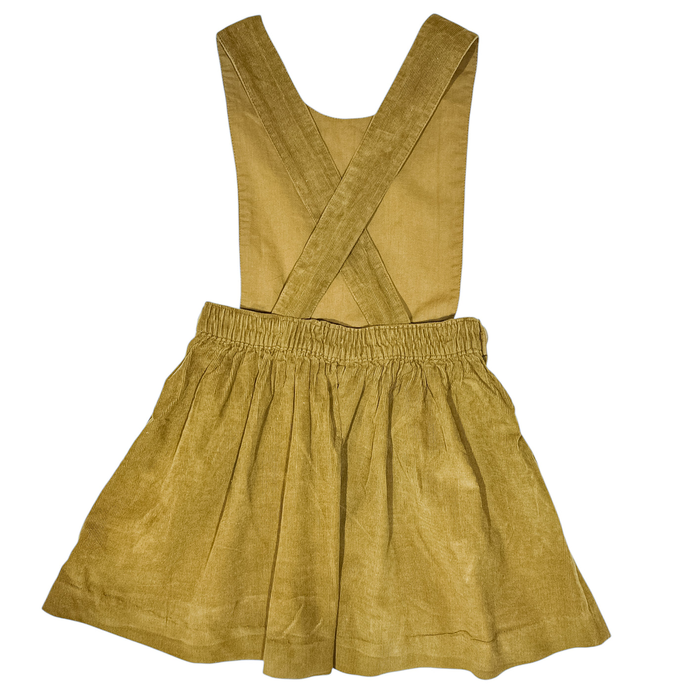 Robe salopette 4 ans en velours côtelé