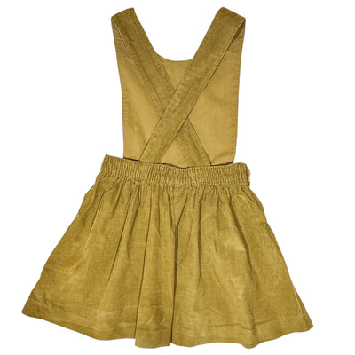 Robe salopette 4 ans en velours côtelé