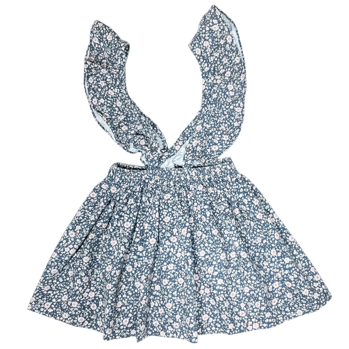 Robe salopette de seconde main en coton pour enfant fille de 6 ans - Vue 2