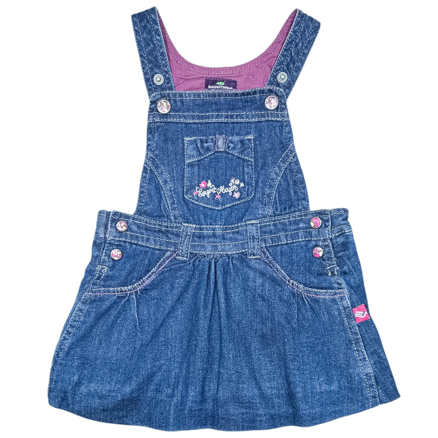 Robe salopette de seconde main en jean pour bébé fille de 6 mois - Vue 1