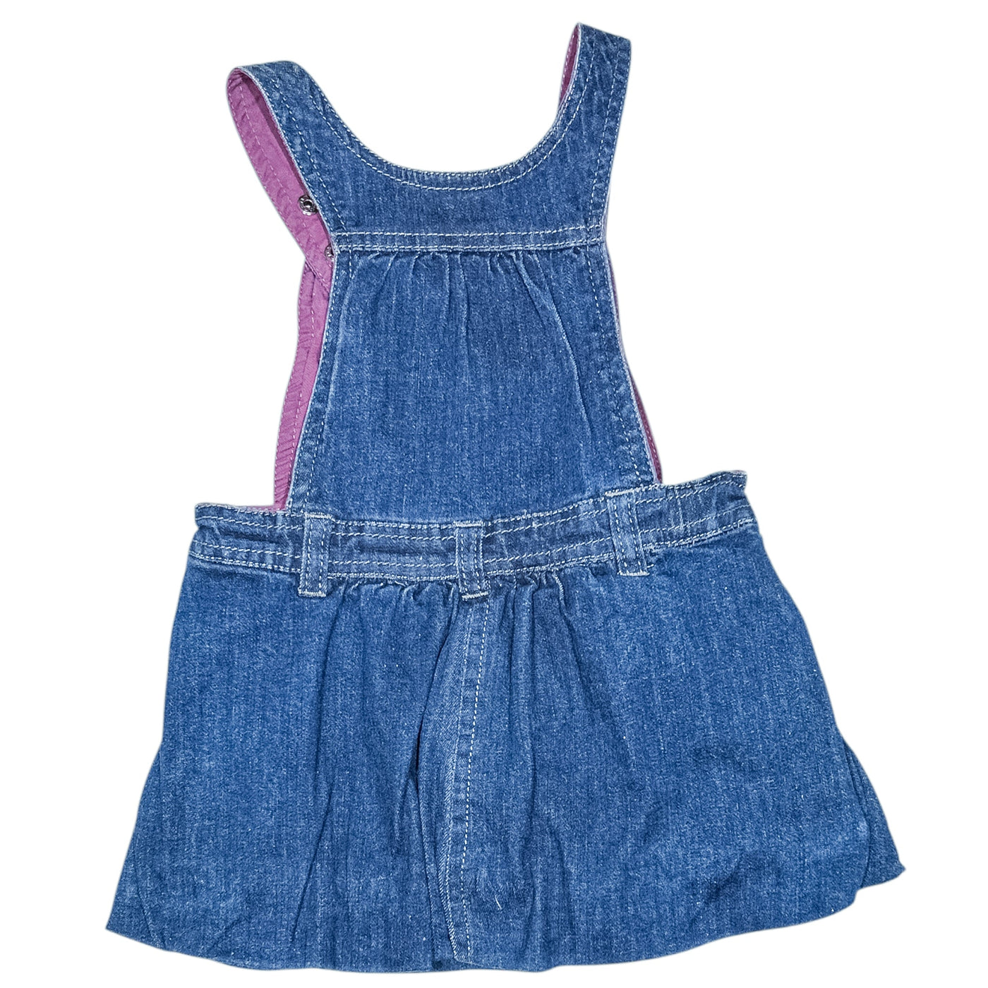 Robe salopette de seconde main en jean pour bébé fille de 6 mois - Vue 2