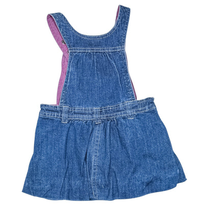 Robe salopette de seconde main en jean pour bébé fille de 6 mois - Vue 2
