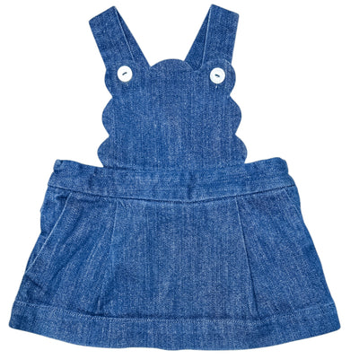Robe salopette de seconde main en jean pour bébé fille de 6 mois - Vue 1
