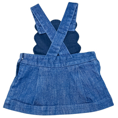 Robe salopette de seconde main en jean pour bébé fille de 6 mois - Vue 2