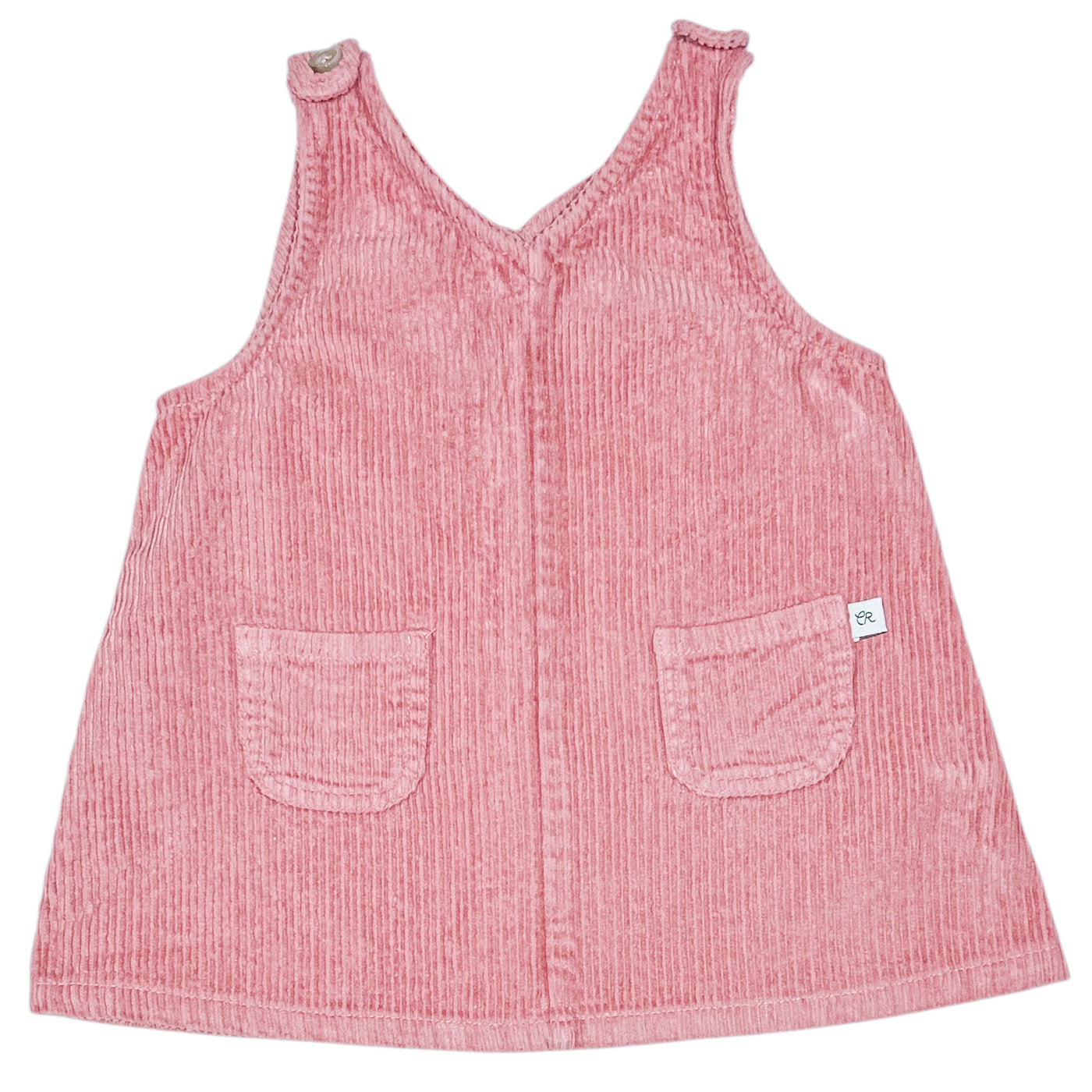 Robe salopette de seconde main en velours pour bébé fille de 6 mois - Vue 1