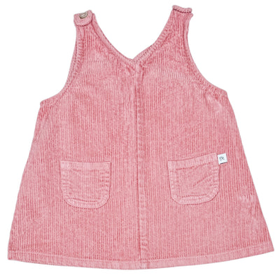 Robe salopette de seconde main en velours pour bébé fille de 6 mois - Vue 1