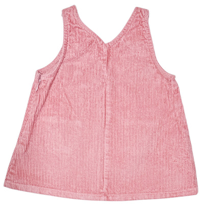 Robe salopette de seconde main en velours pour bébé fille de 6 mois - Vue 2