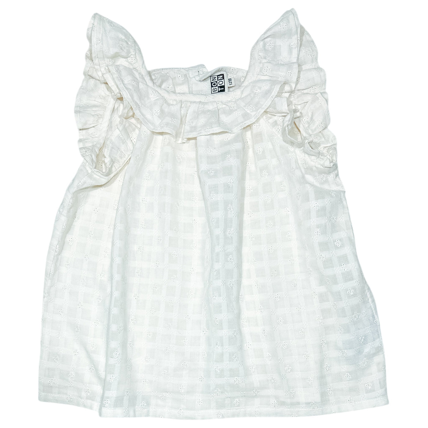 Robe sans manche de seconde main en coton pour bébé fille de 12 mois - Vue 1