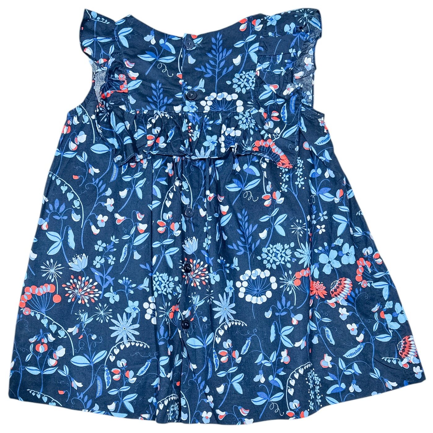 Robe sans manche de seconde main en coton pour bébé fille de 12 mois - Vue 2