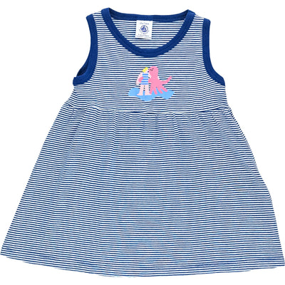Robe sans manche de seconde main en coton bio pour bébé fille de 12 mois - Vue 1
