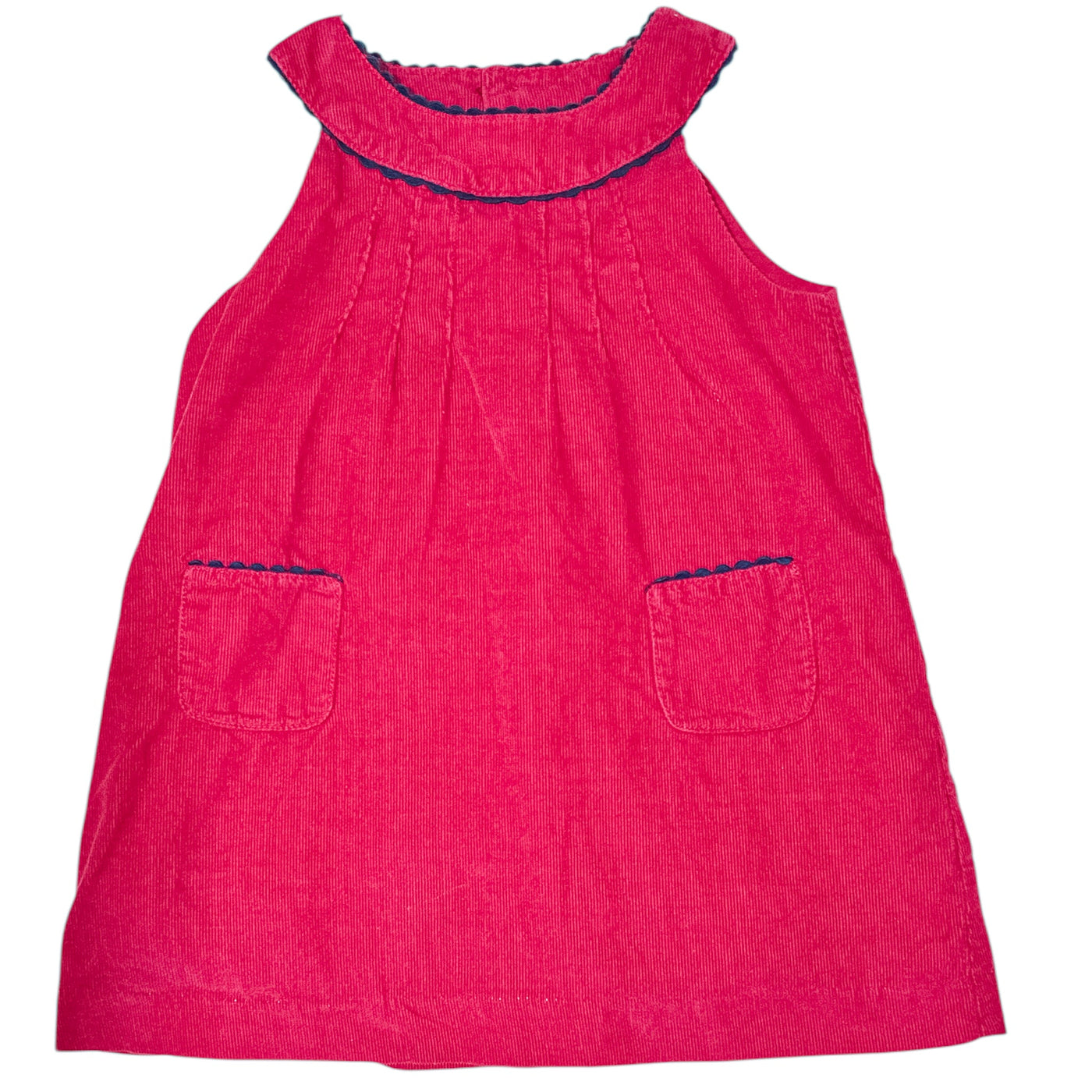 Robe sans manche de seconde main en velours pour bébé fille de 12 mois - Vue 1