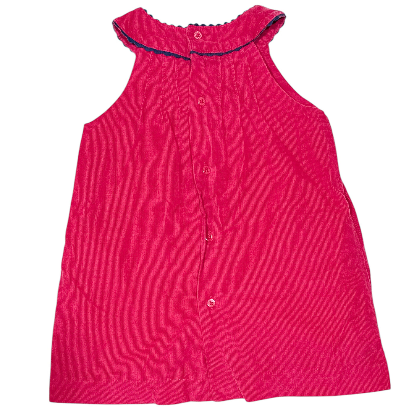 Robe sans manche de seconde main en velours pour bébé fille de 12 mois - Vue 2