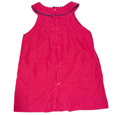 Robe sans manche de seconde main en velours pour bébé fille de 12 mois - Vue 2