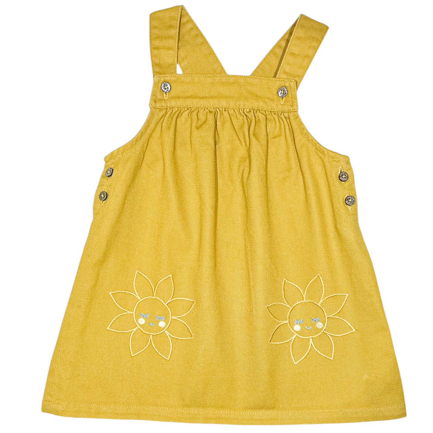 Robe salopette de seconde main en jean pour bébé fille de 24 mois - Vue 1