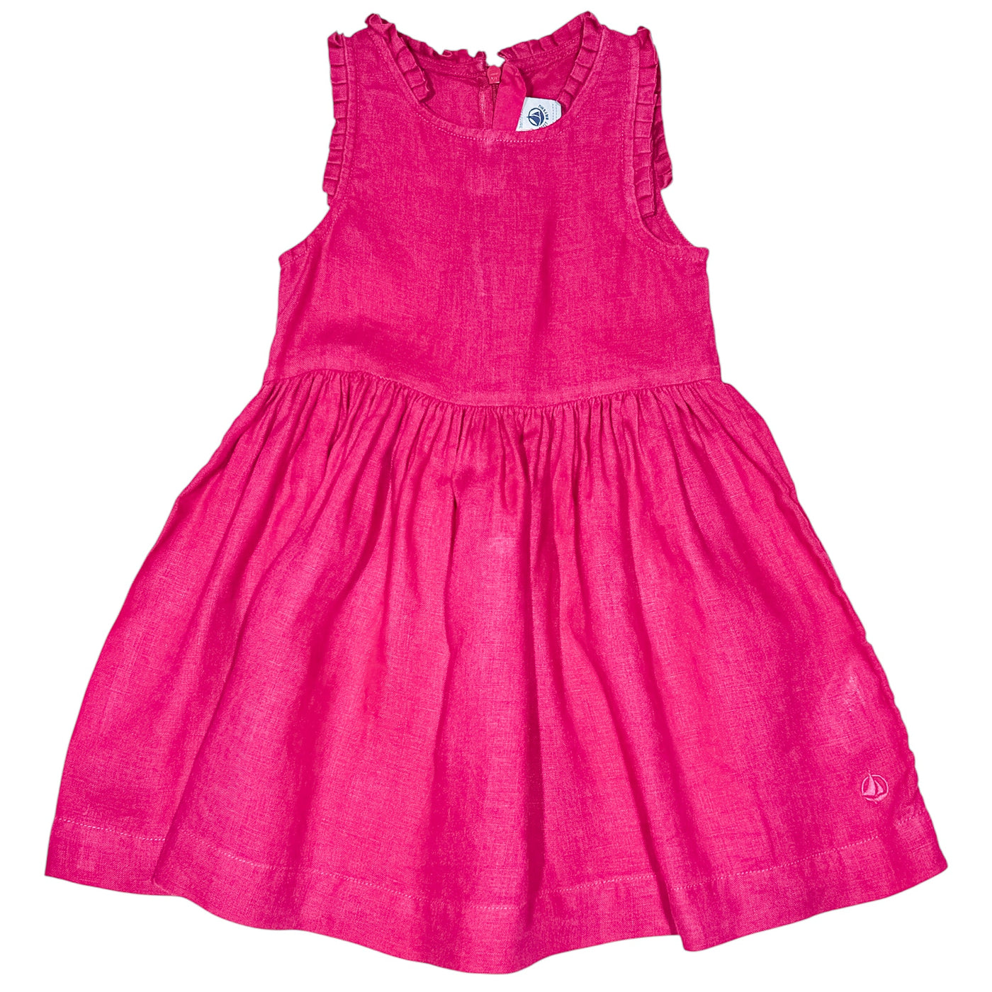 Robe sans manche de seconde main en lin pour enfant fille de 3 ans - Vue 1