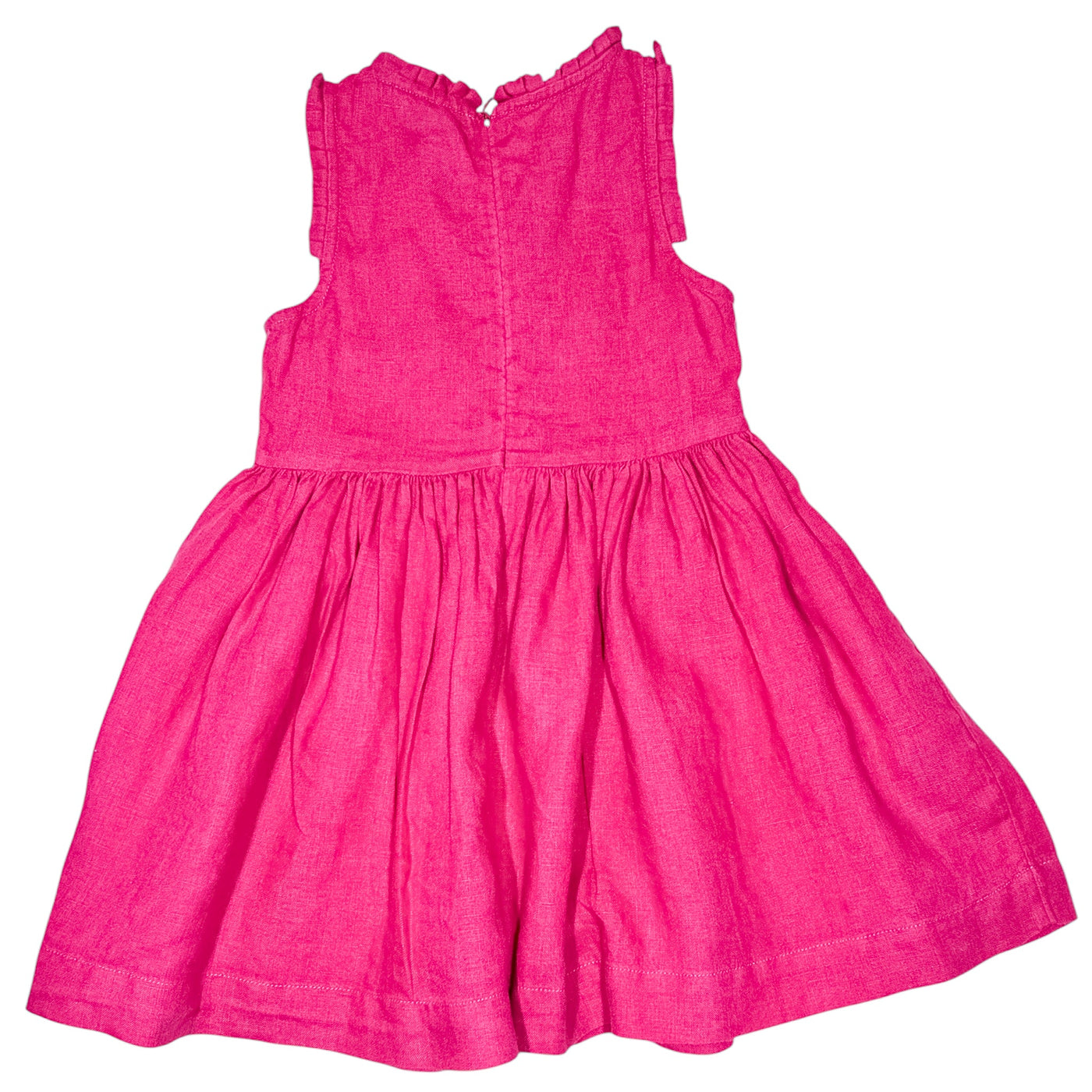 Robe sans manche de seconde main en lin pour enfant fille de 3 ans - Vue 2