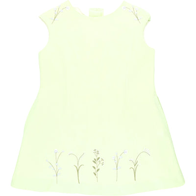 Robe sans manche de seconde main en lin et coton pour enfant fille de 4 ans - Vue 1