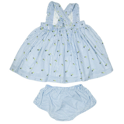 Robe avec bloomer de seconde main en coton pour bébé fille de 6 mois - Vue 2