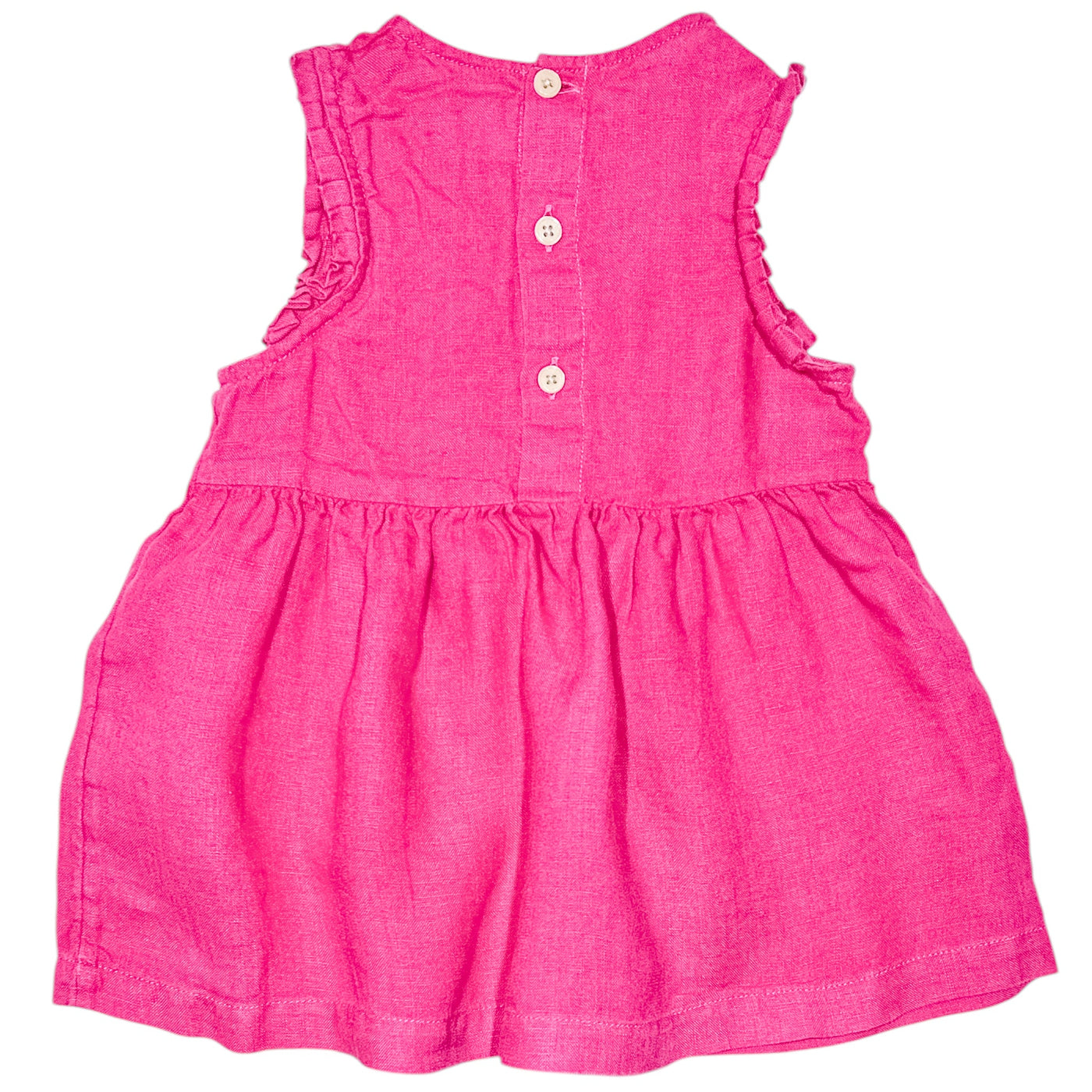 Robe sans manche de seconde main en lin pour bébé fille de 6 mois - Vue 2