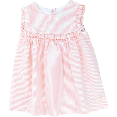 Robe sans manche de seconde main en coton pour bébé fille de 6 mois - Vue 1