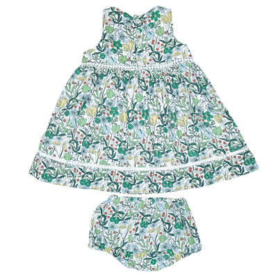 Robe avec bloomer de seconde main en coton bio pour bébé fille de 6 mois - Vue 2
