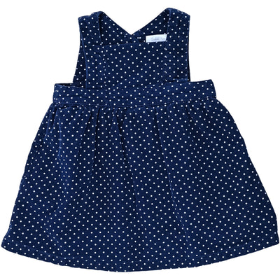 Robe sans manche de seconde main en velours pour bébé fille de 6 mois - Vue 1