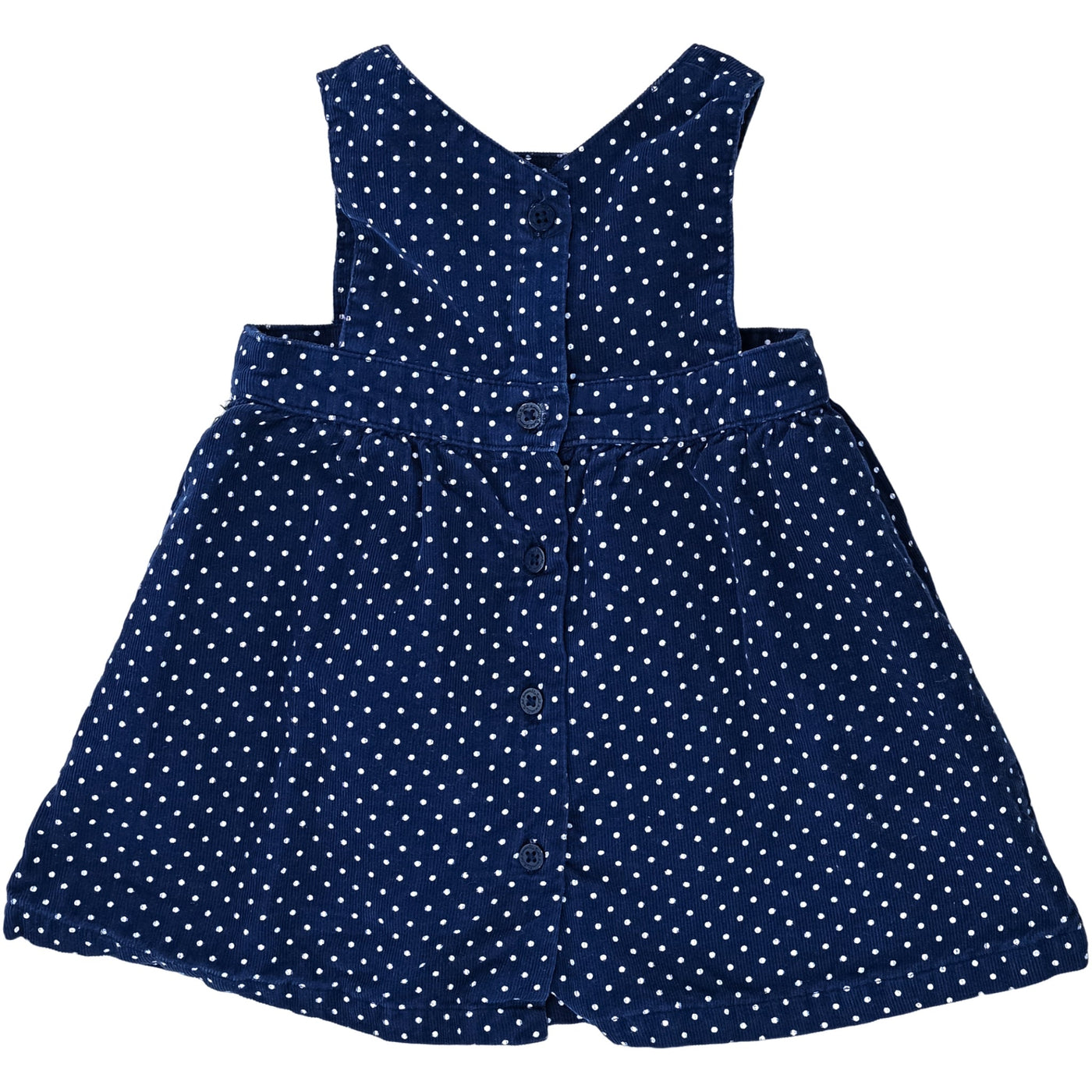 Robe sans manche de seconde main en velours pour bébé fille de 6 mois - Vue 2