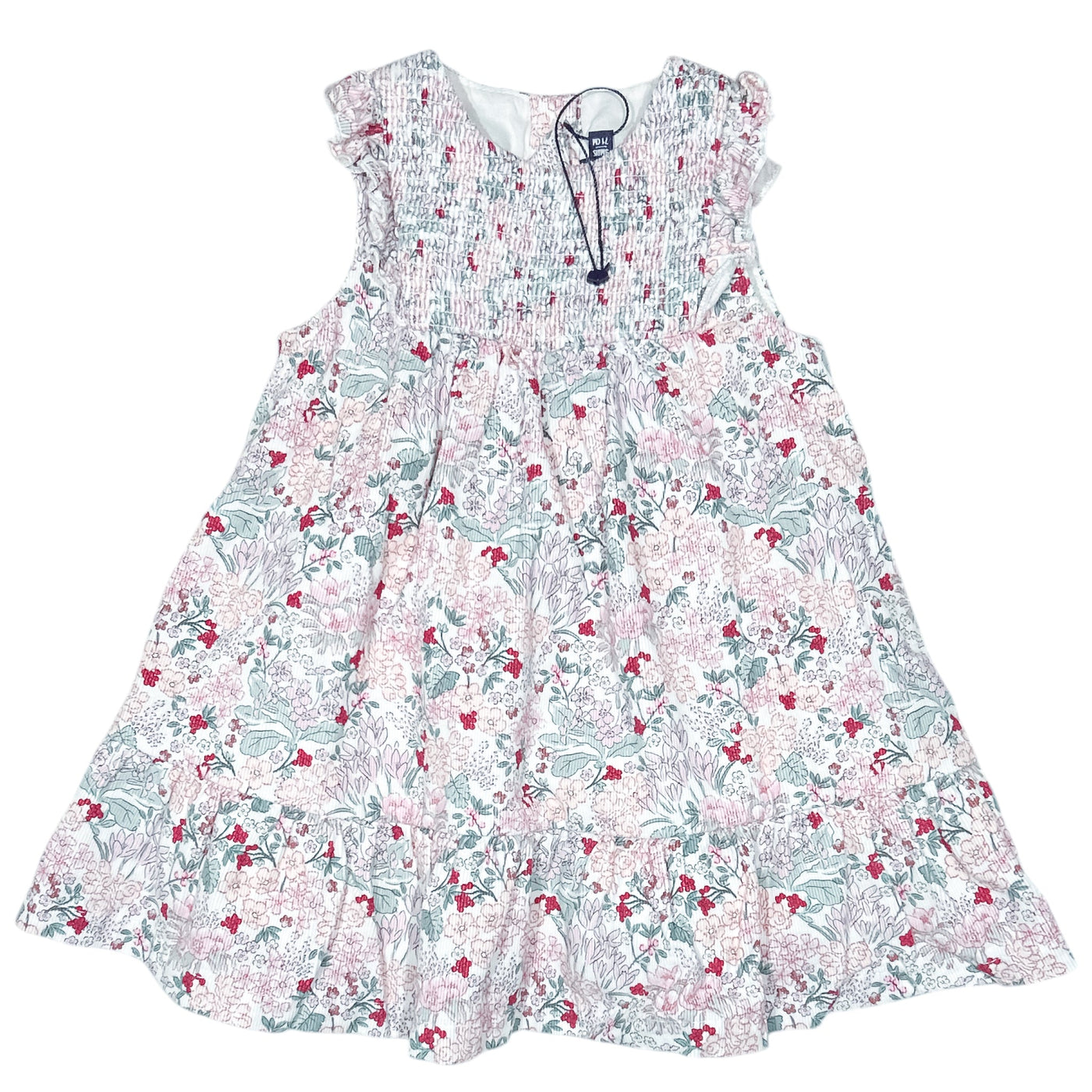 Robe sans manche de seconde main en velours pour bébé fille de 9 mois - Vue 1