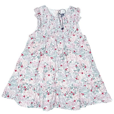 Robe sans manche de seconde main en velours pour bébé fille de 9 mois - Vue 1