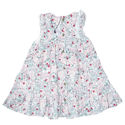 Robe sans manche de seconde main en velours pour bébé fille de 9 mois - Vue 2