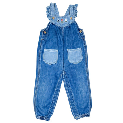 Salopette de seconde main en jean pour bébé fille de 12 mois - Vue 1