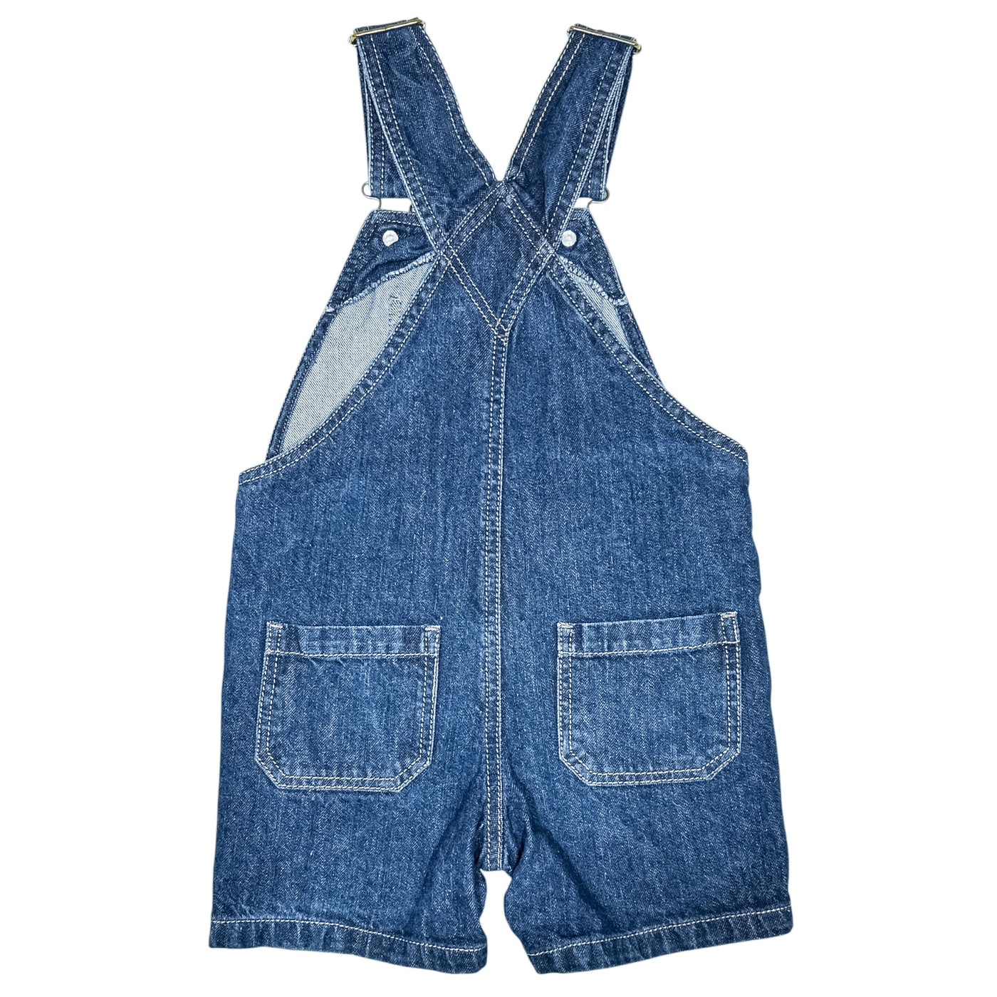 Salopette-short de seconde main en jean pour bébé de 18 mois - Vue 2
