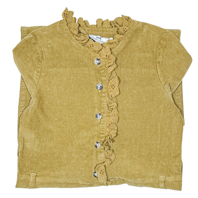 Salopette de seconde main en velours pour enfant fille de 6 ans - Vue 1