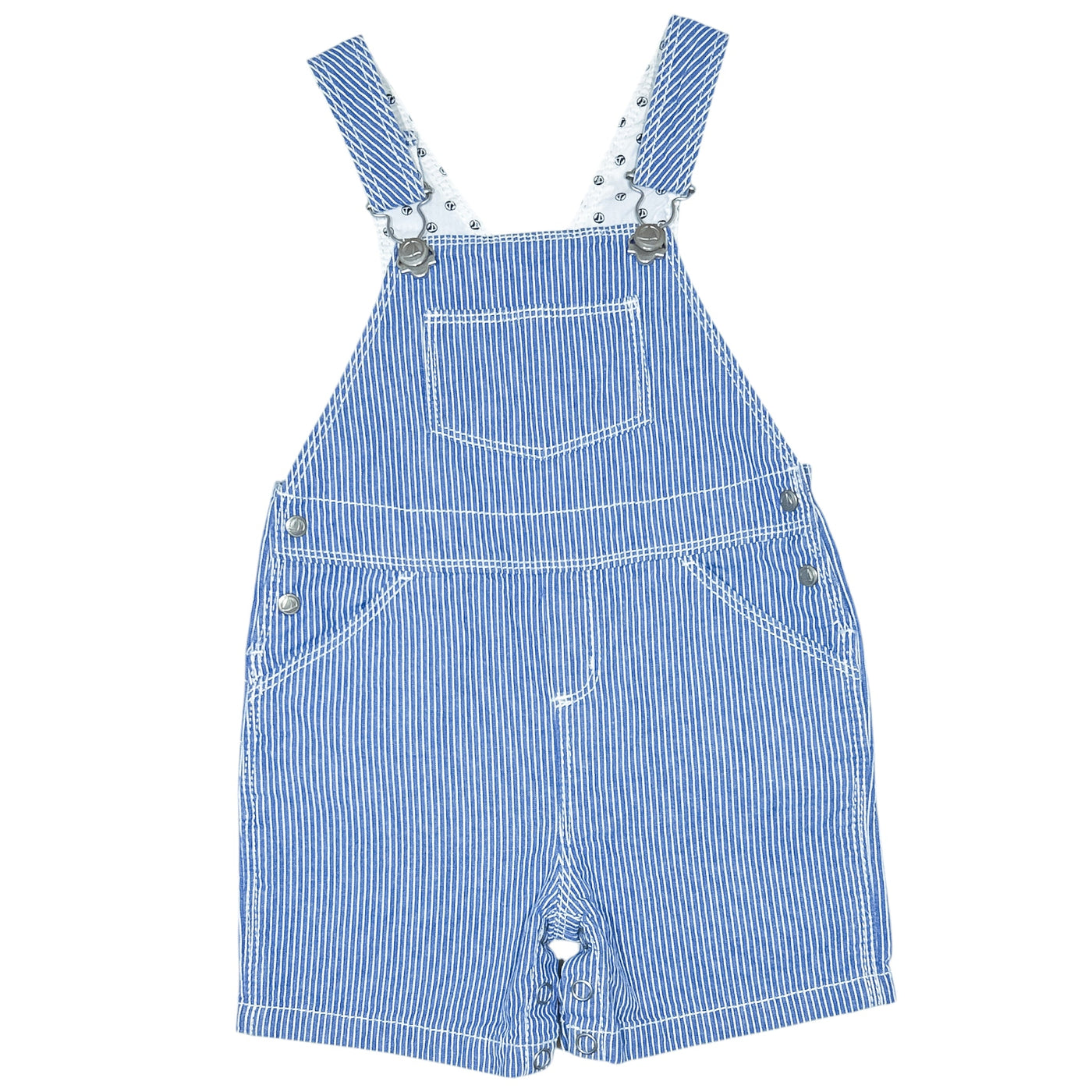 Salopette-short de seconde main en jean pour bébé de 12 mois - Vue 1