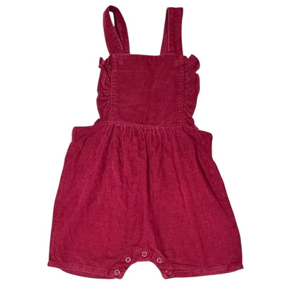 Salopette-short de seconde main en velours pour bébé fille de 18 mois - Vue 1