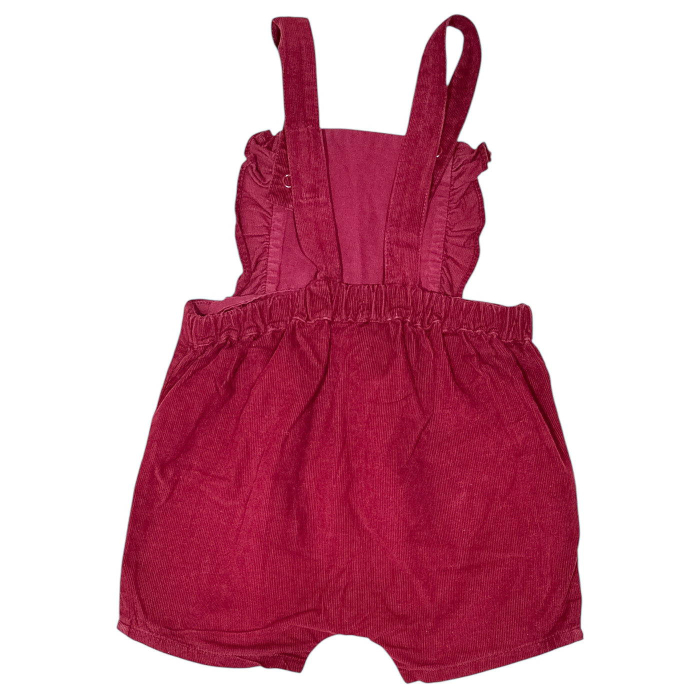 Salopette-short de seconde main en velours pour bébé fille de 18 mois - Vue 2