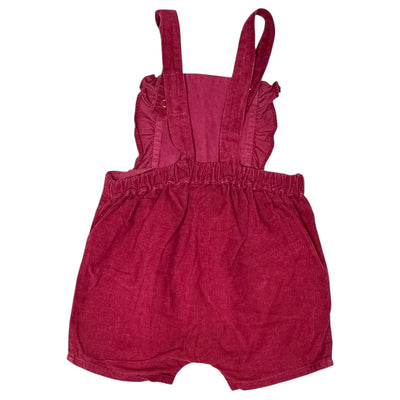 Salopette-short de seconde main en velours pour bébé fille de 18 mois - Vue 2