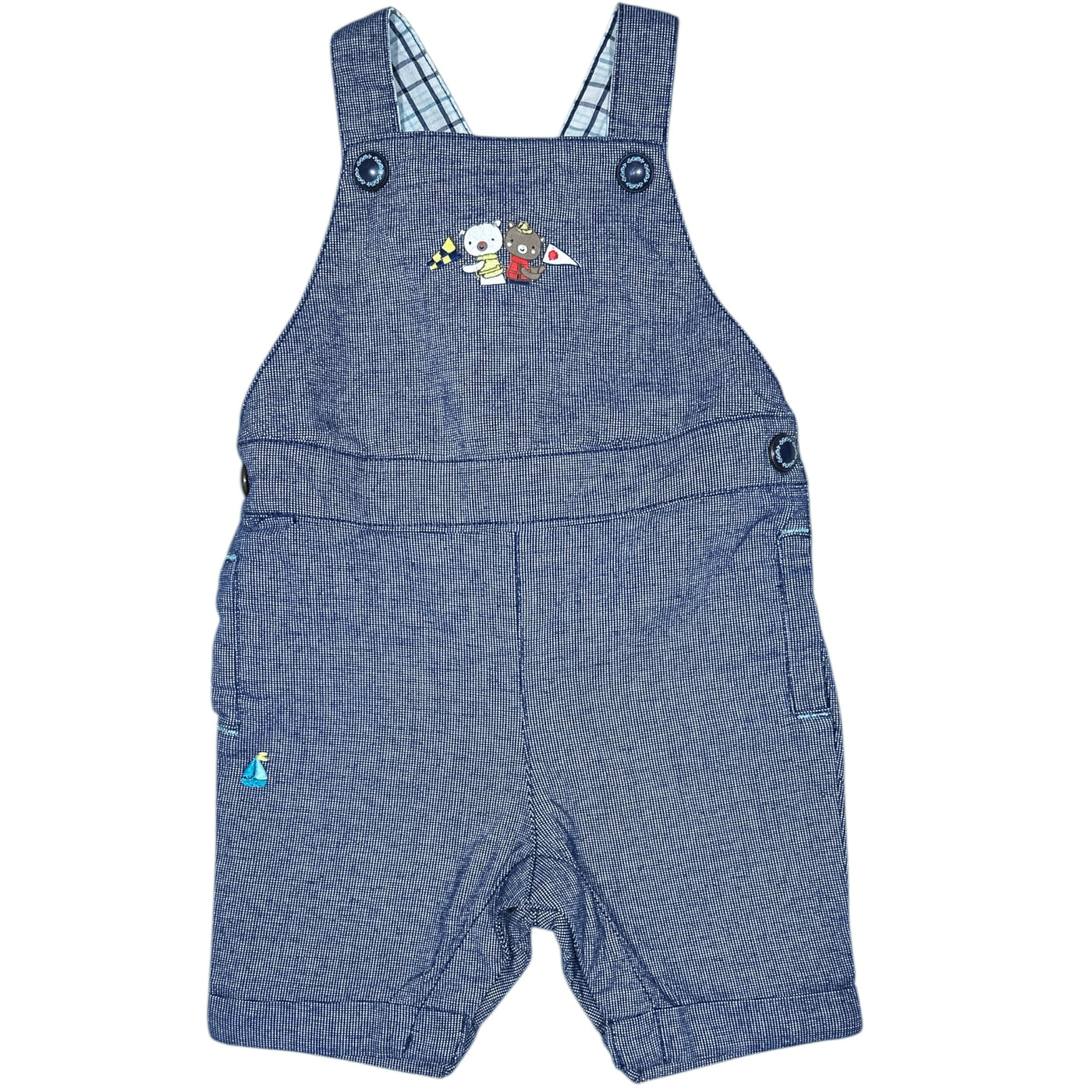 Salopette-short de seconde main en coton pour bébé de 3 mois - Vue 1