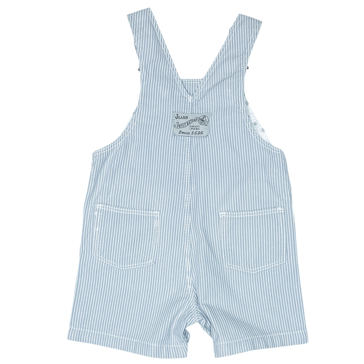 Salopette-short de seconde main en jean pour bébé de 3 mois - Vue 2