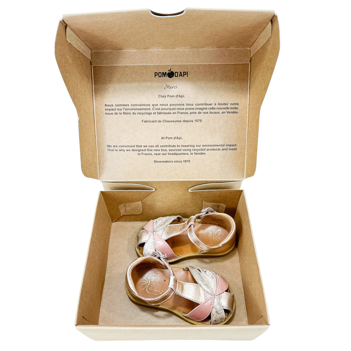 Sandales de seconde main en cuir fille - Vue 4