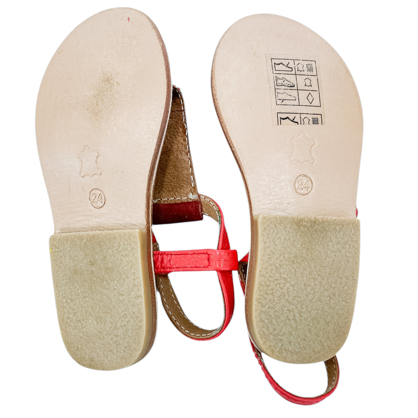 Sandales de seconde main en cuir fille - Vue 4