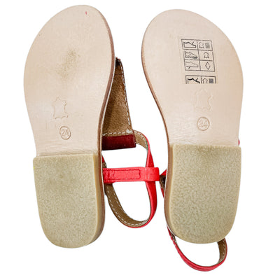 Sandales de seconde main en cuir fille - Vue 4