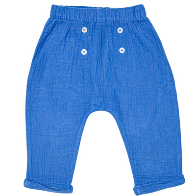Sarouel de seconde main en gaze de coton pour bébé de 9 mois - Vue 1