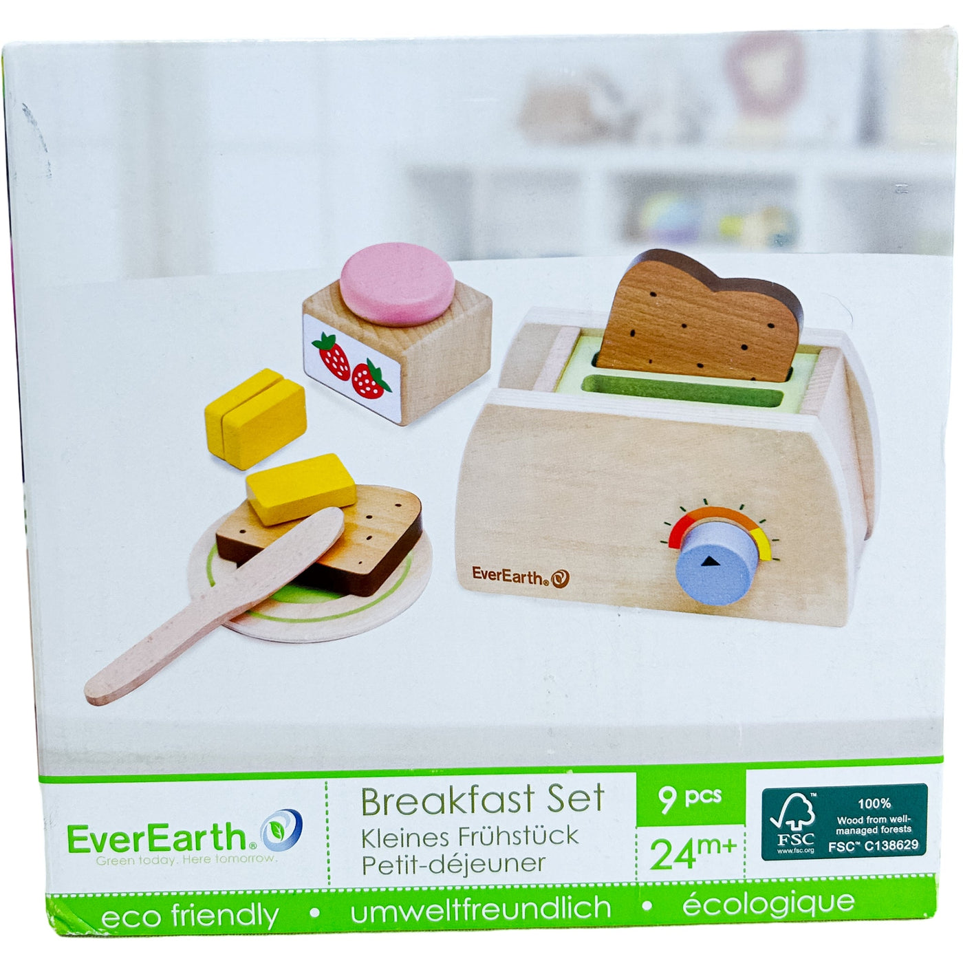 Accessoire de dinette "Set de Petit Déjeuner" de seconde main en bois pour enfant à partir de 24 mois - Vue 1