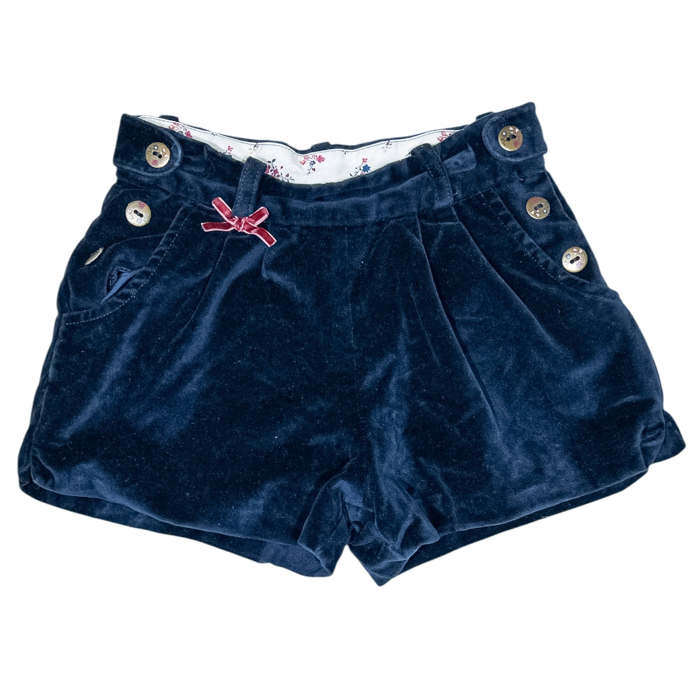 Short de seconde main en velours pour enfant fille de 5 ans - Vue 1