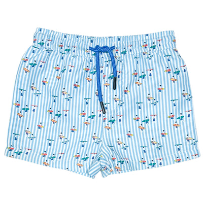 Short de bain de seconde main en coton pour bébé garçon de 12 mois - Vue 1