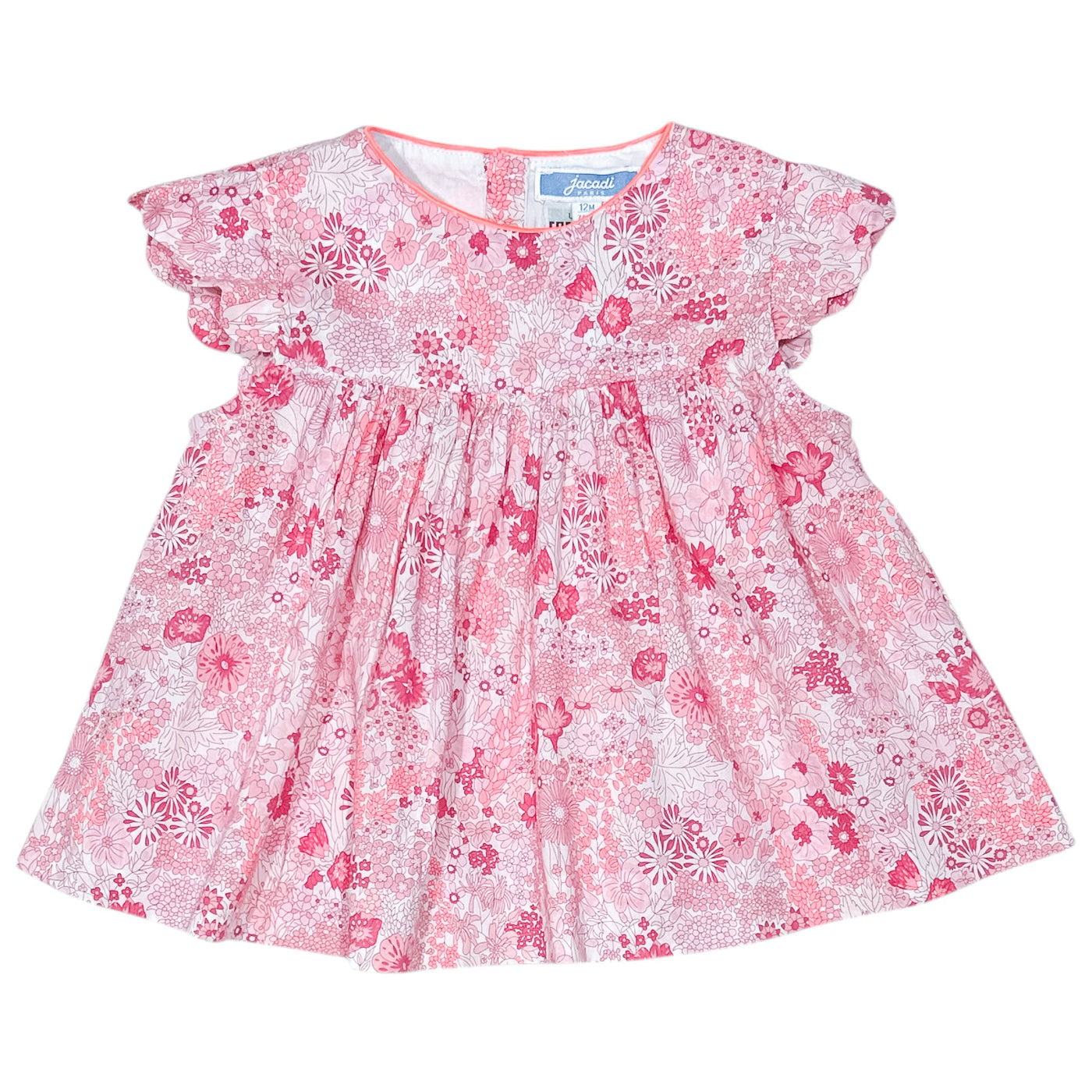 T-Shirt à manches courtes de seconde main en coton pour bébé fille de 12 mois - Vue 1