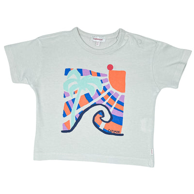 T-Shirt à manches courtes de seconde main en coton pour bébé de 12 mois - Vue 1